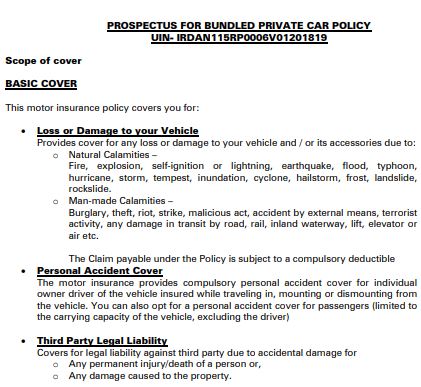 Guaranteed Return Insurance Plan